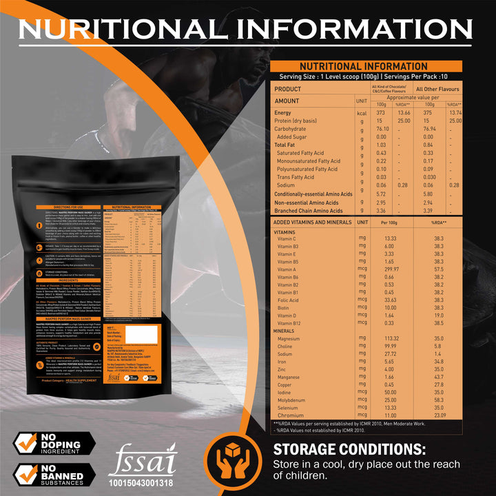 Perform Mass Gainer | High Protein Mass Gainer