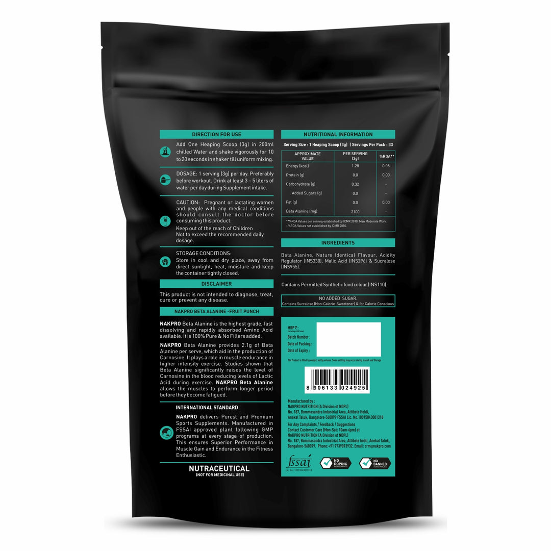 Beta Alanine | Amino Acid Supplement
