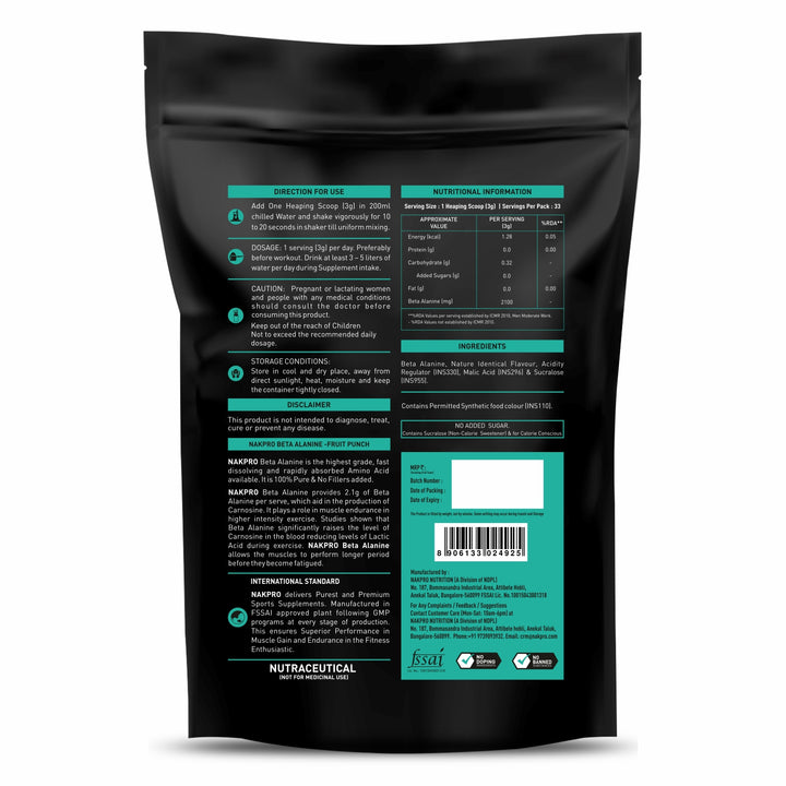 Beta Alanine | Amino Acid Supplement