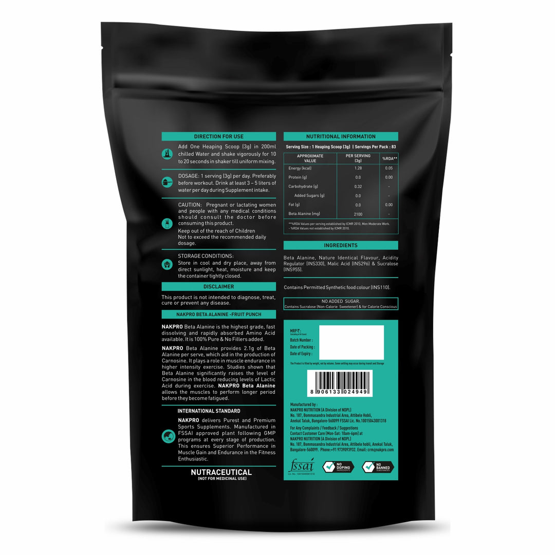 Beta Alanine | Amino Acid Supplement