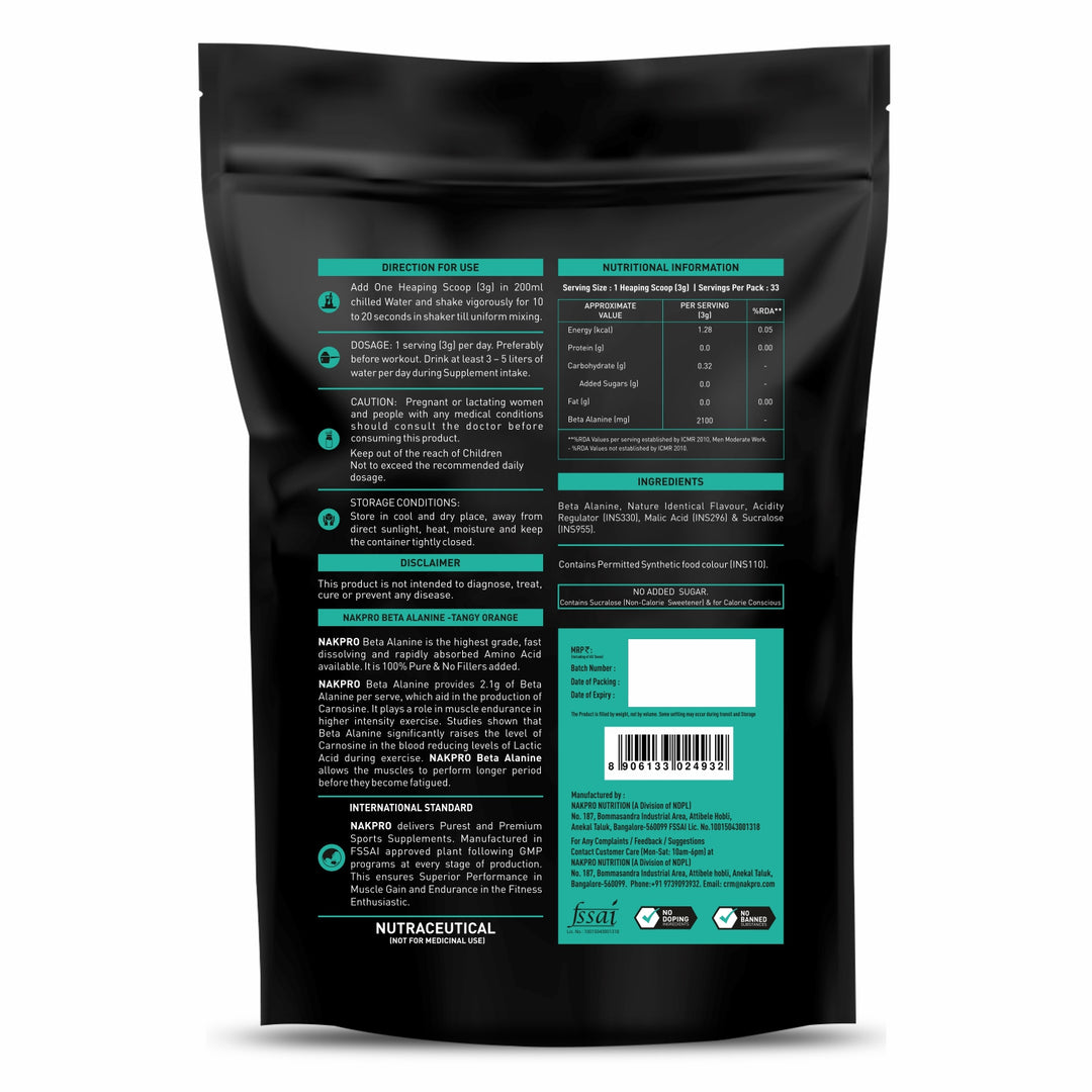 Beta Alanine | Amino Acid Supplement