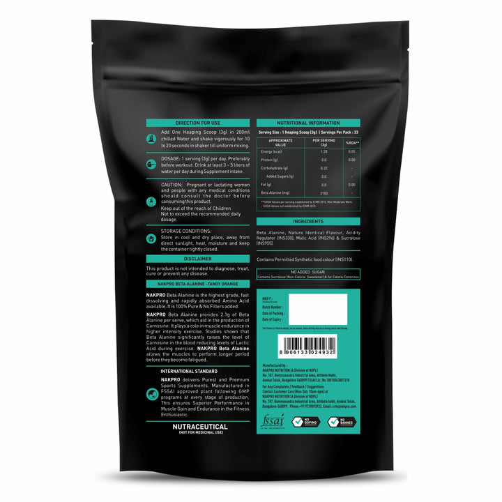 Beta Alanine | Amino Acid Supplement