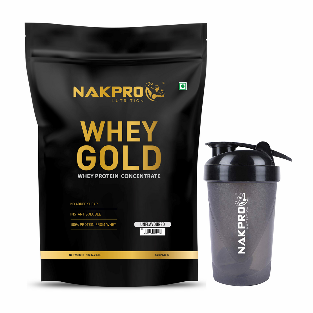 NAKPRO GOLD WHEY PROTEIN AND CREATINE COMBO