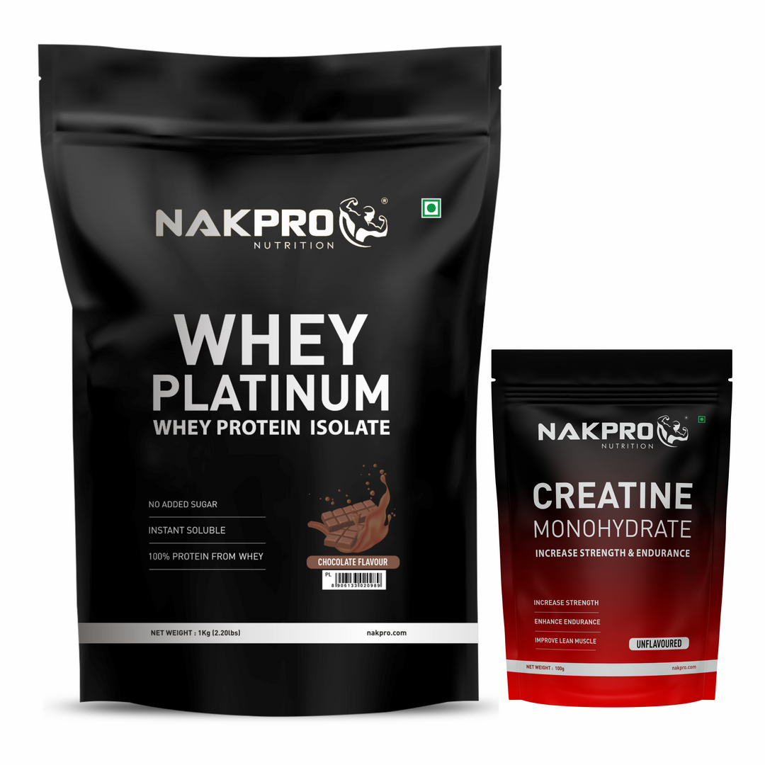 Nakpro Platinum Whey Protein With Creatine Monohydrate
