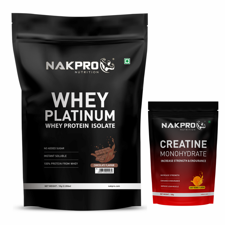 Nakpro Platinum Whey Protein With Creatine Monohydrate