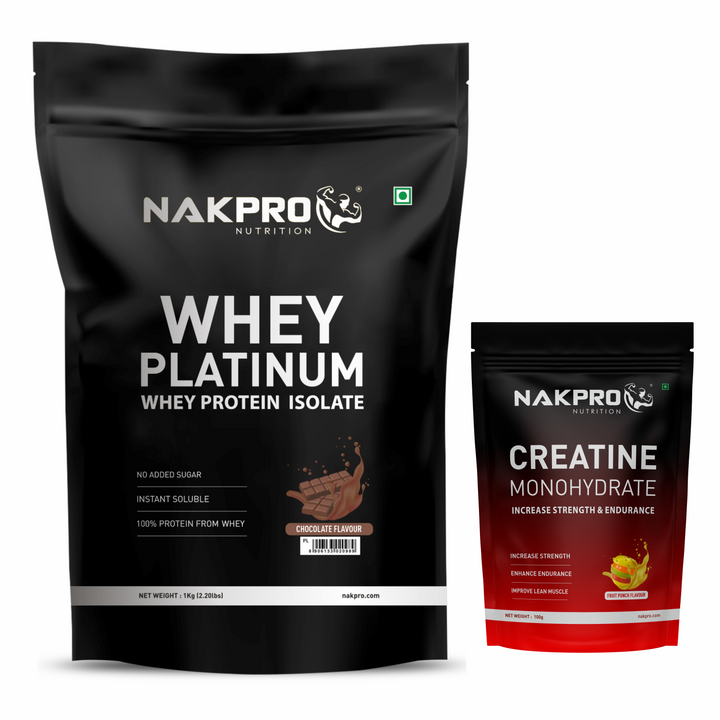 Nakpro Platinum Whey Protein With Creatine Monohydrate