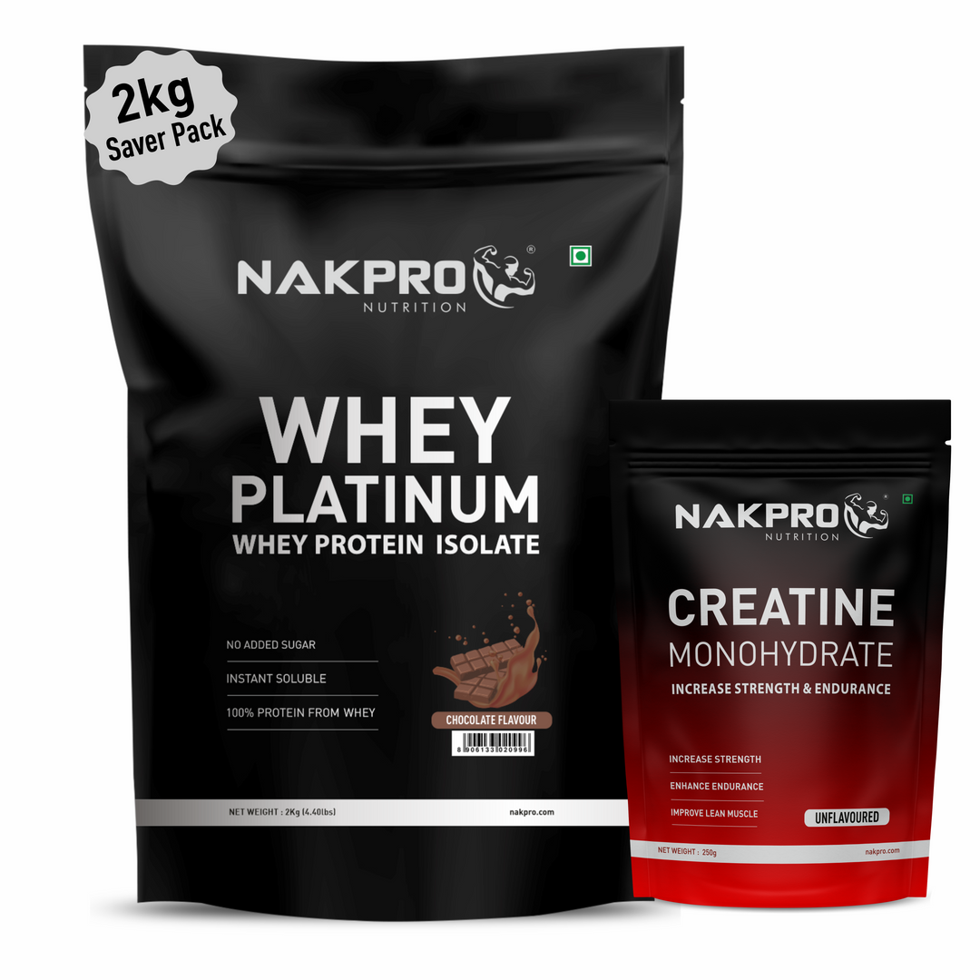 Nakpro Platinum Whey Protein With Creatine Monohydrate