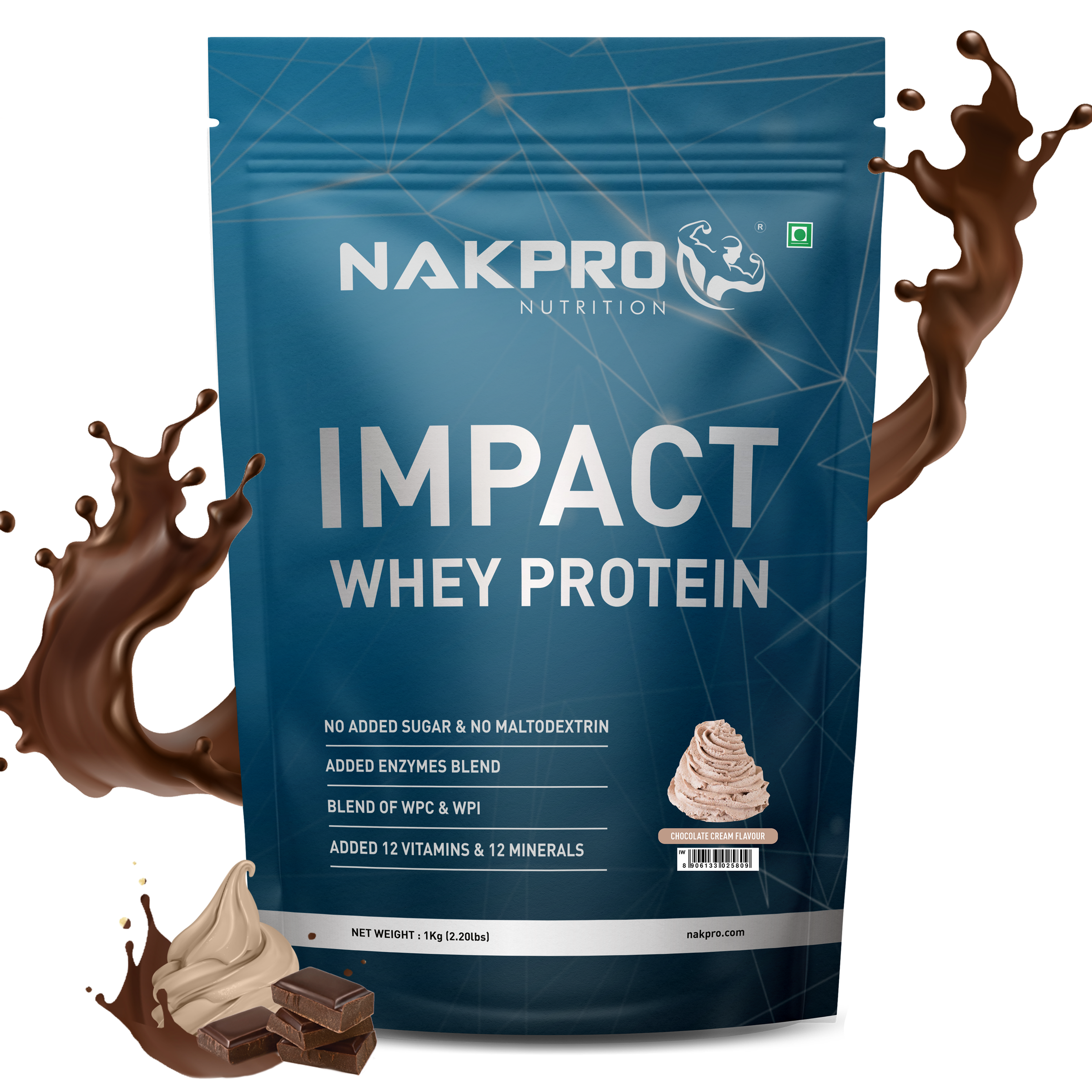 Impact Whey Protein Cream Chocolate