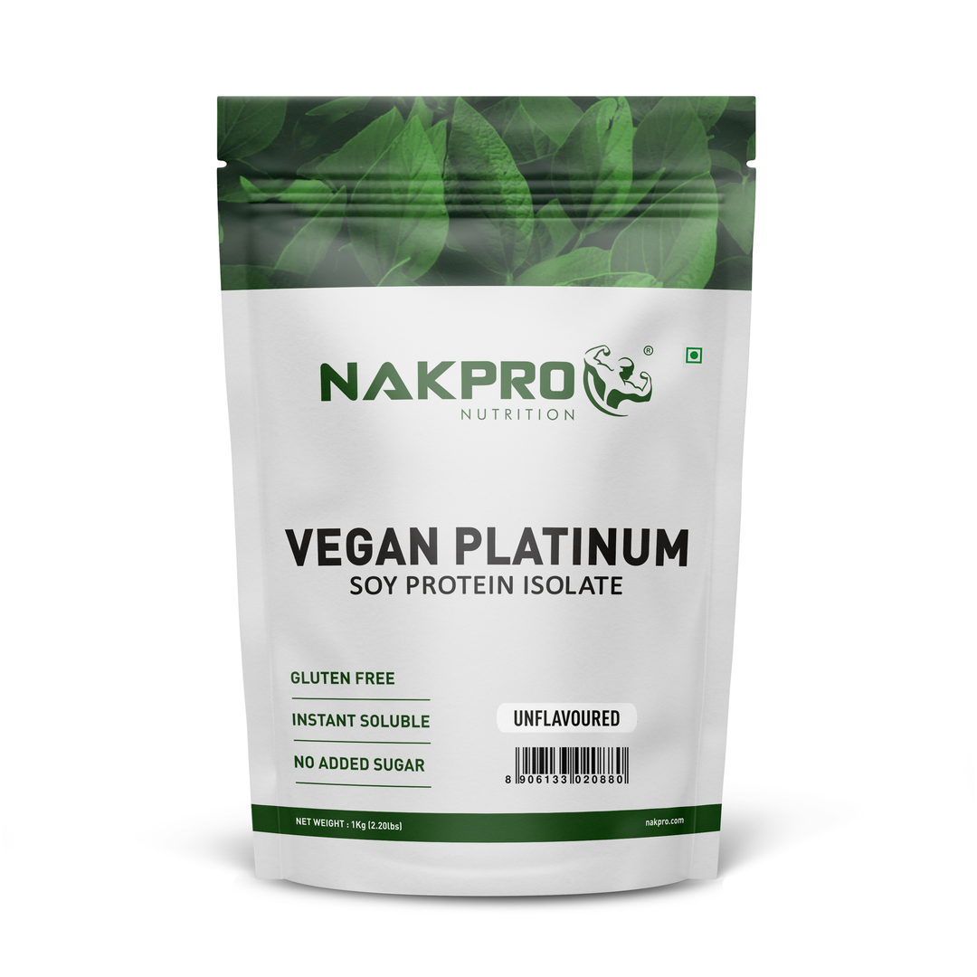 Nakpro Vegan Platinum Soy Protein Isolate (Unflavoured)