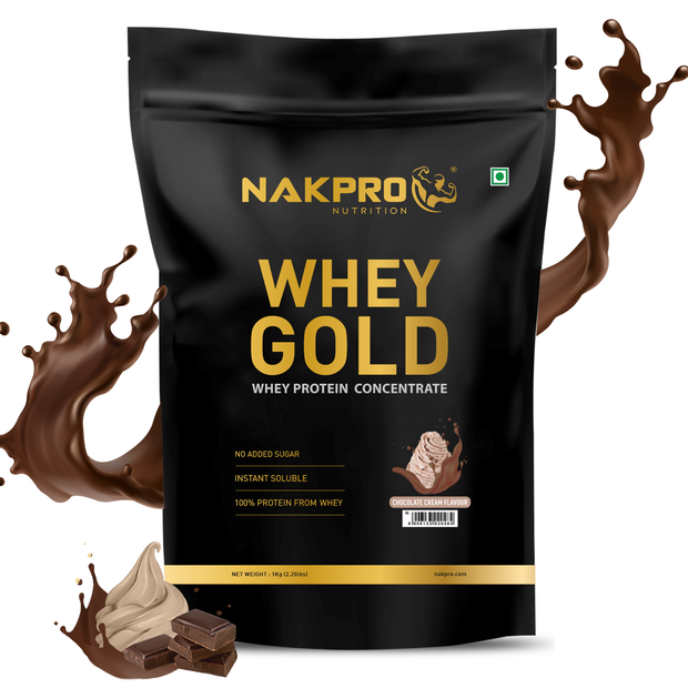 NAKPRO WHEY GOLD CREAM CHOCOLATE 1KG