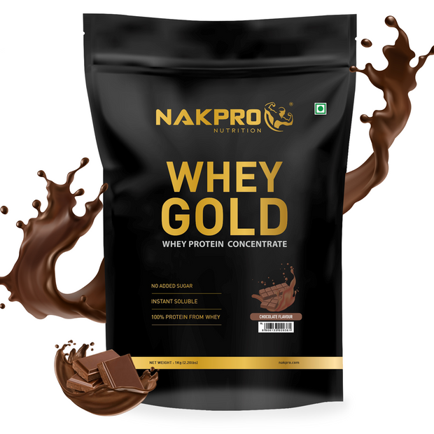 NAKPRO WHEY GOLD CHOCOLATE 500G