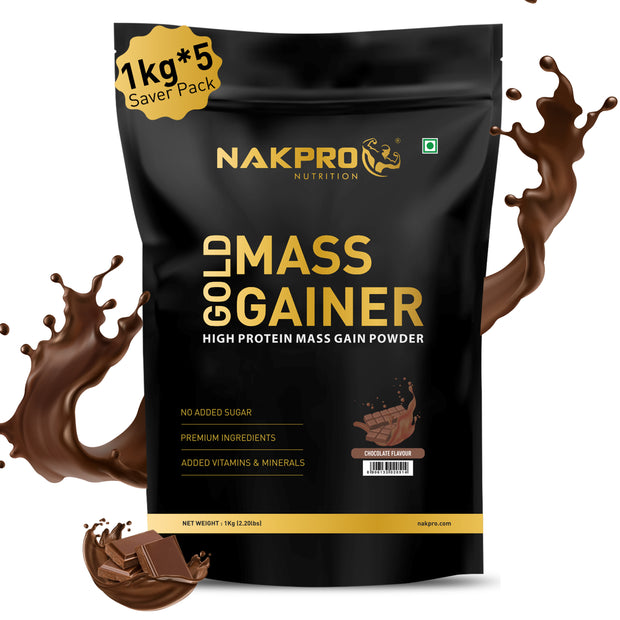 NAKPRO MASS GAINER CHOCOLATE 5KG