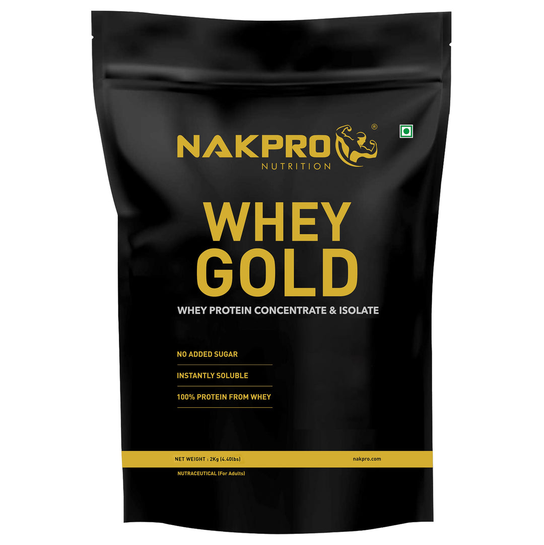 Nakpro Whey Gold Whey Protein Blend | 73g Protein | Whey Isolate & Concentrate Blend
