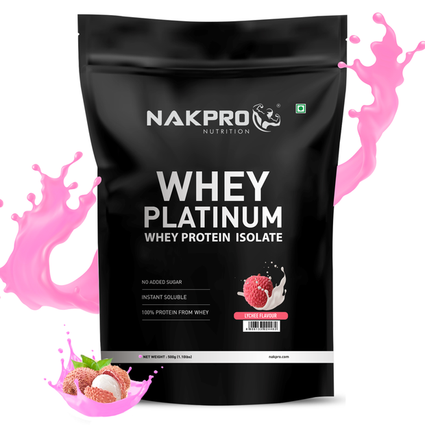 NAKPRO WHEY PLATINUM LYCHEE 500G