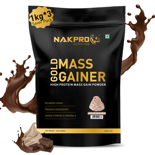 NAKPRO MASS GAINER CHOCOLATE CREAM 3KG