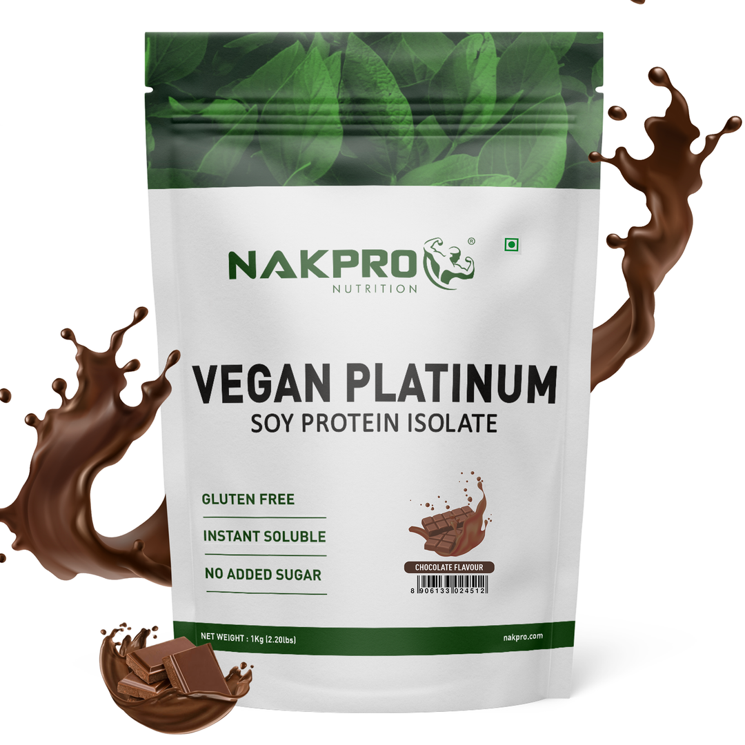 Nakpro chocolate flavor vegan protein powder