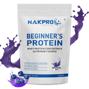 NAKPRO BEGINNER Whey Protein Concentrate Blueberry 1Kg