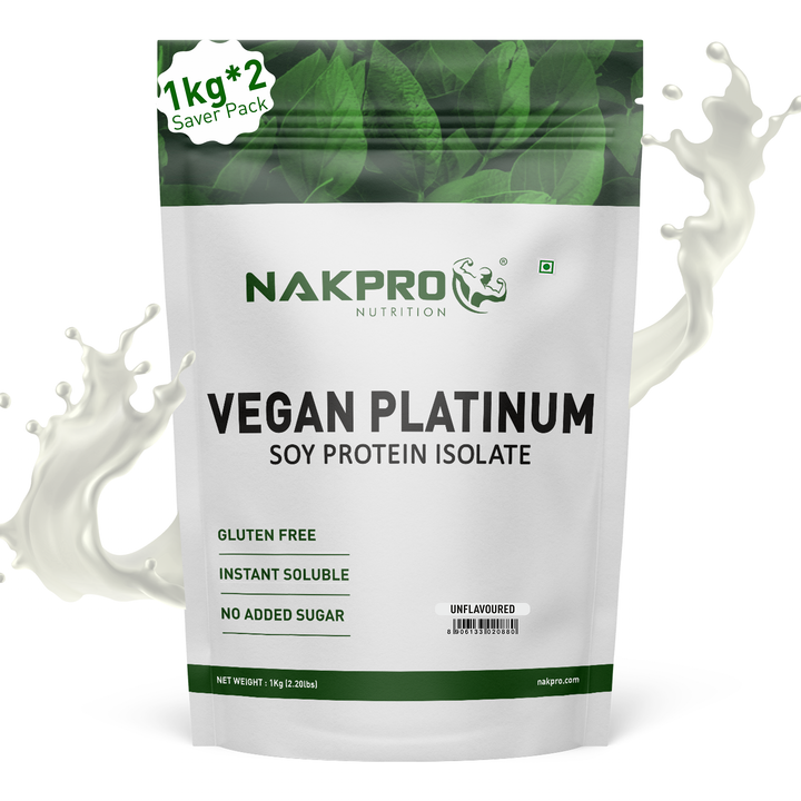 Nakpro Vegan Platinum Soy Protein Isolate (Unflavoured)