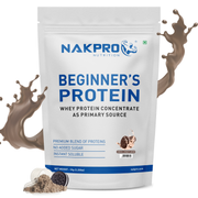 NAKPRO BEGINNER Whey Protein Concentrate Cookies & Cream 1Kg