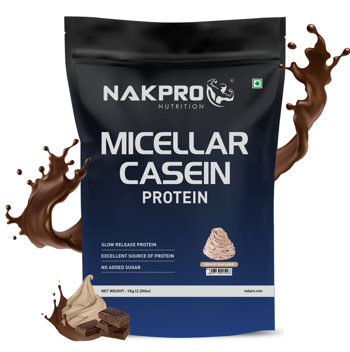 Nakpro Micellar Casein Protein Powder | 80g Protein | Slow Release Protein