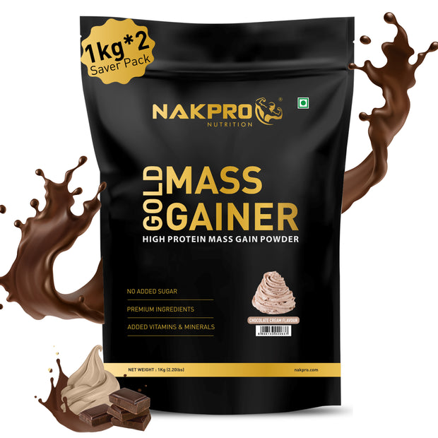 NAKPRO MASS GAINER CHOCOLATE CREAM 2KG