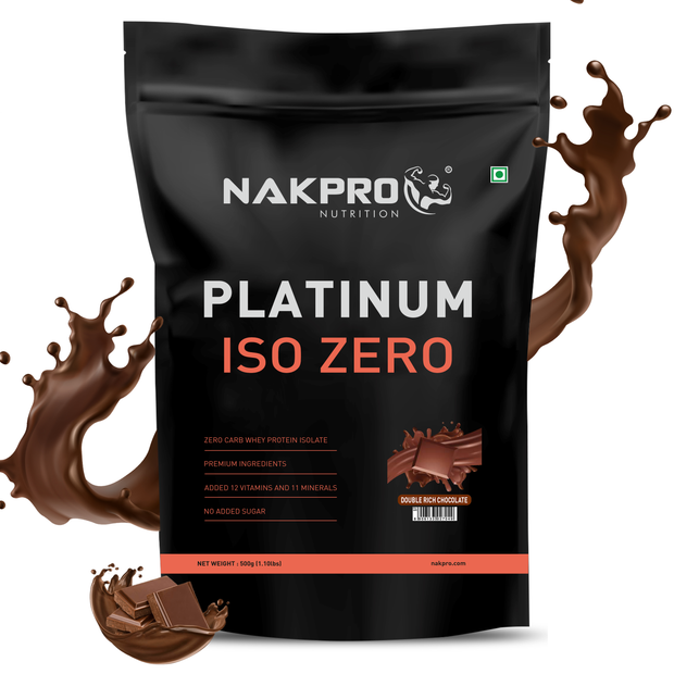 NAKPRO ZERO CARB DOUBLE RICH CHOCOLATE 500G