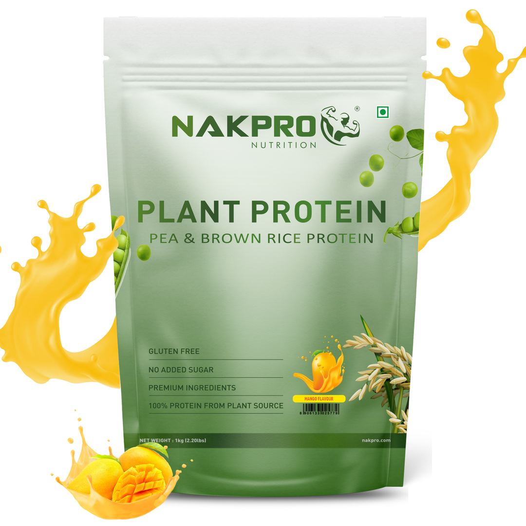 Nakpro mango flavor plantt protein powder 