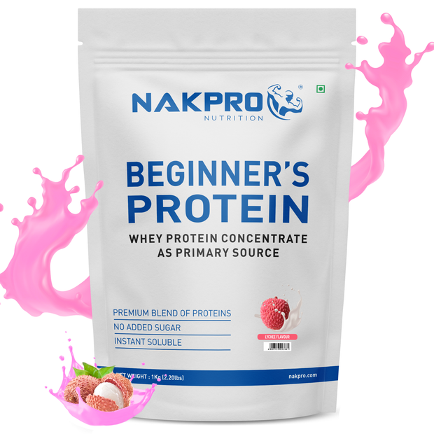 NAKPRO BEGINNER Whey Protein Concentrate Lychee 1KG