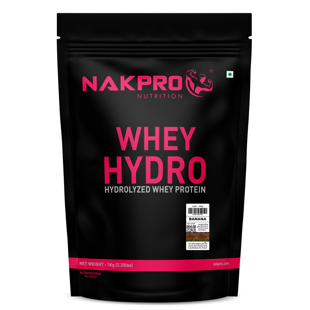 Nakpro Whey Hydro Whey Protein Hydrolysate | 75g Protein | Premium Whey Protein
