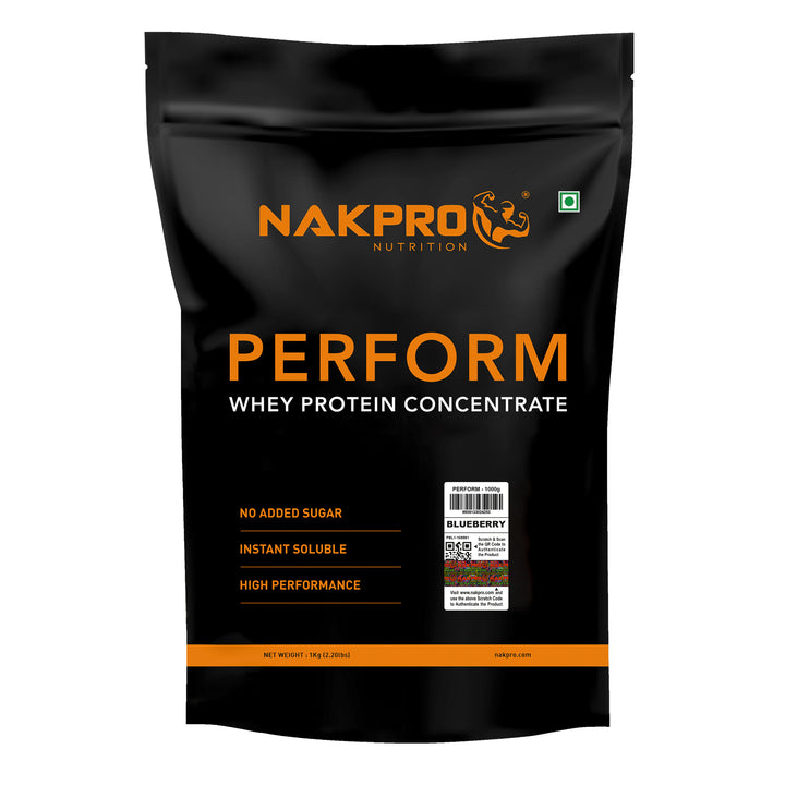 Nakpro Perform Whey Protein Concentrate | 65g Protein | Trustified Certified