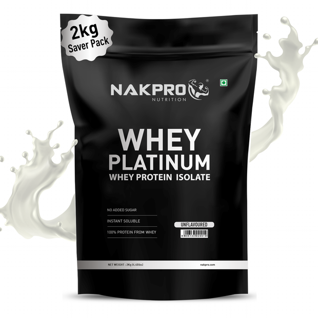 NAKPRO WHEY PLATINUM UNFLAVORED 2KG