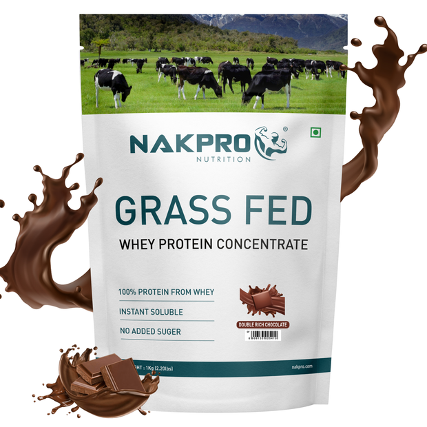 NAKPRO GRASS FED DOUBLE RICH CHOCOLATE 1KG