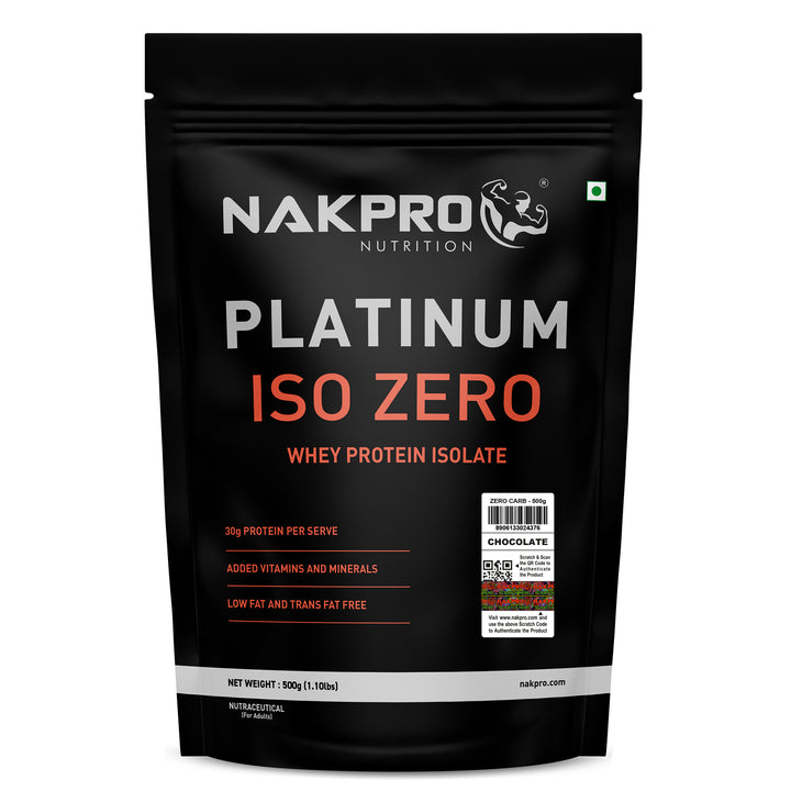 Nakpro Platinum ISO Zero Whey Protein Isolate | 89g Protein