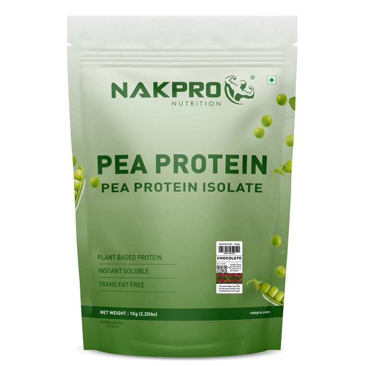 Nakpro Pea Protein Isolate | 72g Protein | Plant-Based Protein Powder