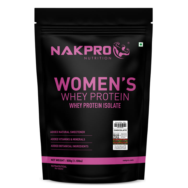 Nakpro Women’s Whey Protein Isolate | 75g Protein | With Biotin & Herbal Extracts