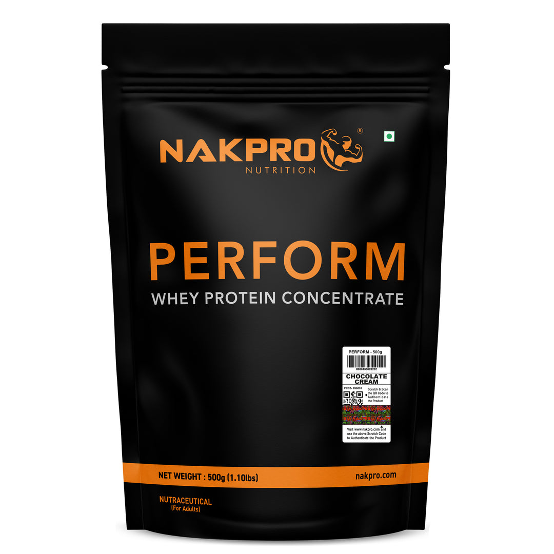 Nakpro Perform Whey Protein Concentrate | 65g Protein | Trustified Certified