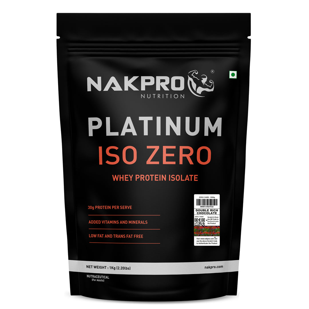 Nakpro Platinum ISO Zero Whey Protein Isolate | 89g Protein