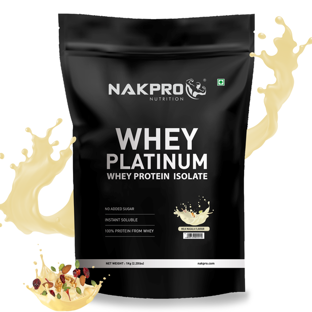 NAKPRO WHEY PLATINUM MILK MASALA 1KG