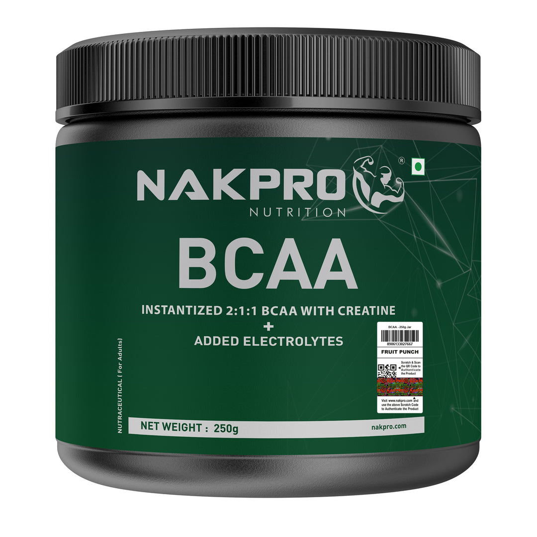 Nakpro BCAA Powder | Amino Acid | Supports workout performance