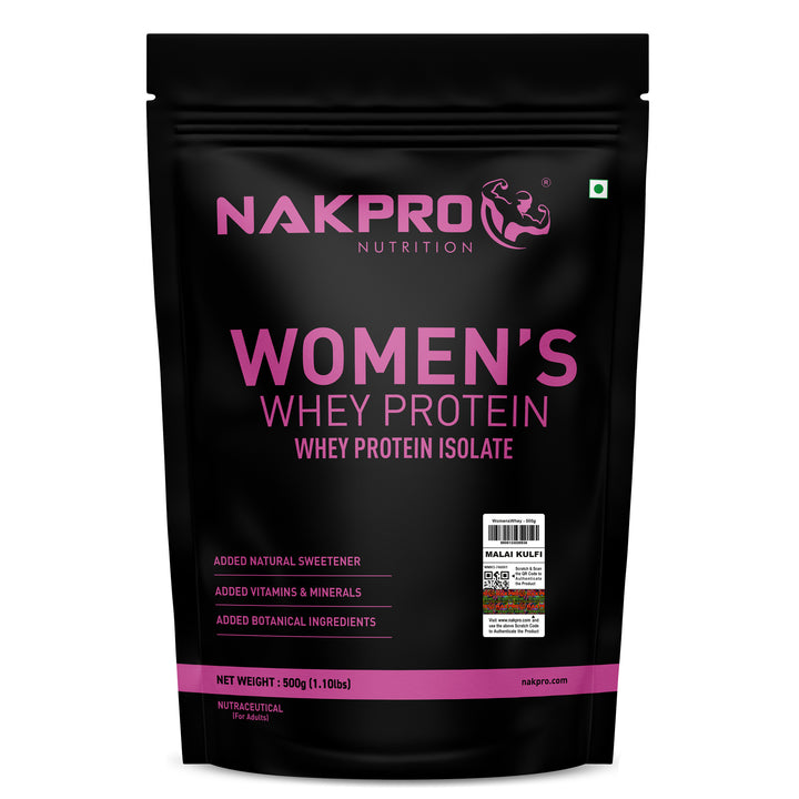 Nakpro Women’s Whey Protein Isolate | 75g Protein | With Biotin & Herbal Extracts