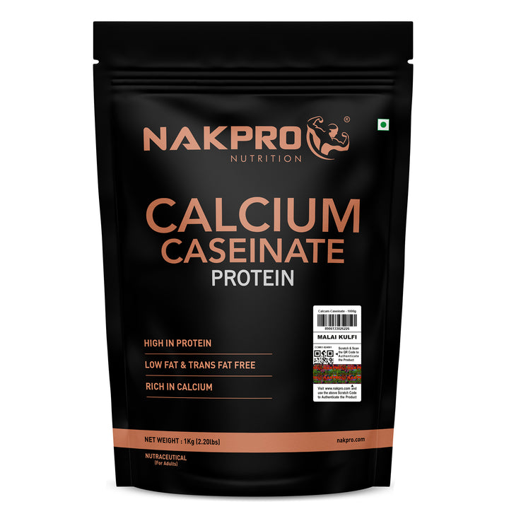 Nakpro Calcium Caseinate Protein Powder | 81g Protein | Slow Release Protein | High Calcium