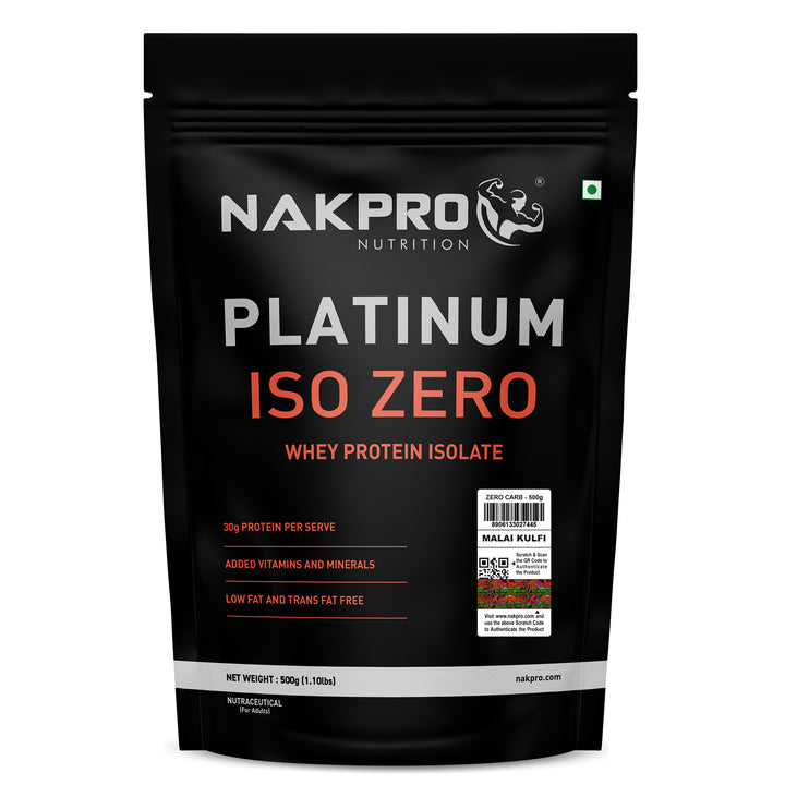 Nakpro Platinum ISO Zero Whey Protein Isolate | 89g Protein