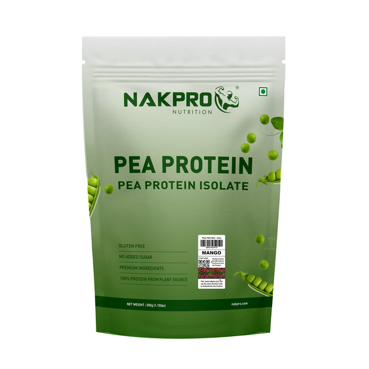 Nakpro Pea Protein Isolate | 72g Protein | Plant-Based Protein Powder