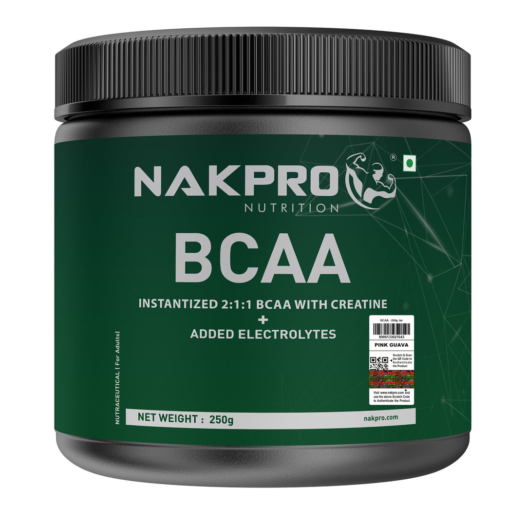 Nakpro BCAA Powder | Amino Acid | Supports workout performance