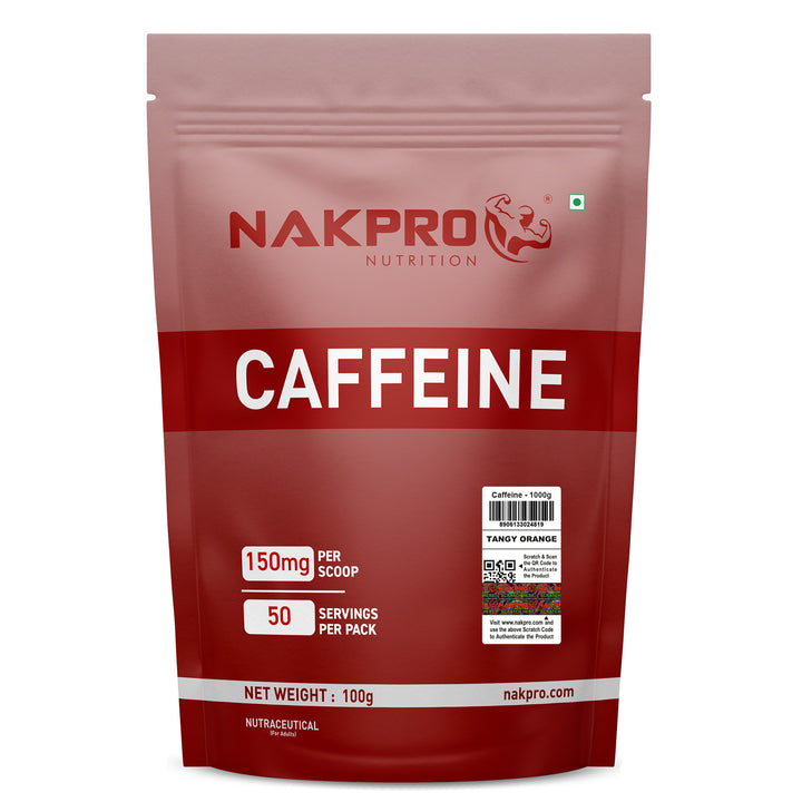 Nakpro Caffeine Pre-Workout Supplement | Support alertness and mental focus