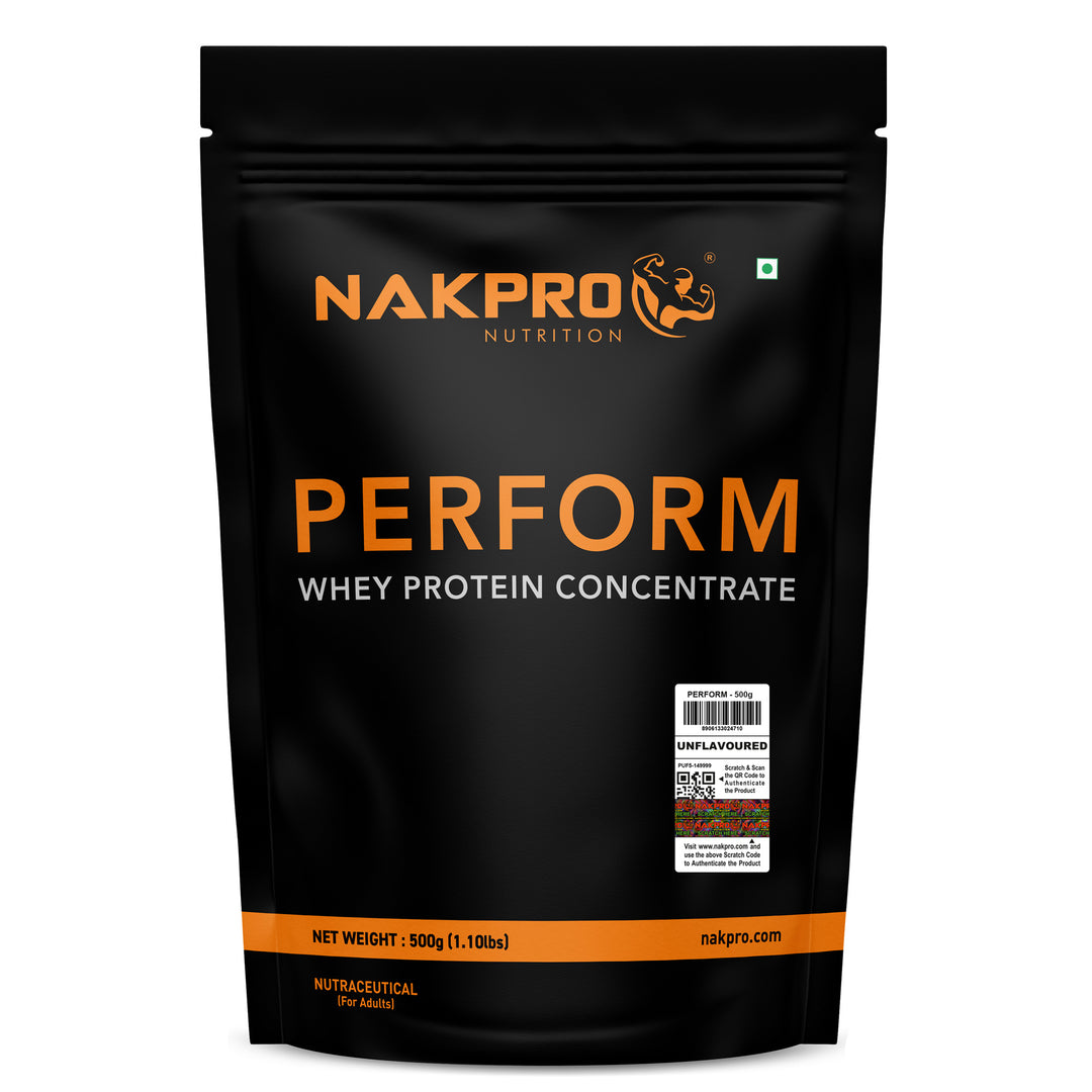Nakpro Perform Whey Protein Concentrate | 65g Protein | Trustified Certified