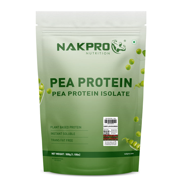 Nakpro Pea Protein Isolate | 72g Protein | Plant-Based Protein Powder