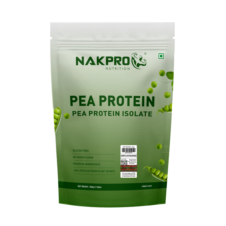 Nakpro Pea Protein Isolate | 72g Protein | Plant-Based Protein Powder