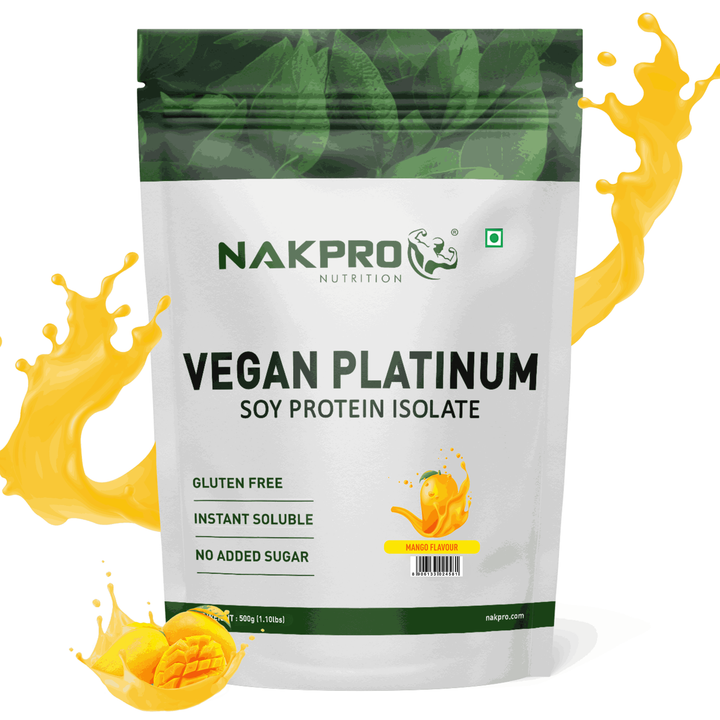 Nakpro mango flavor vegan protein powder