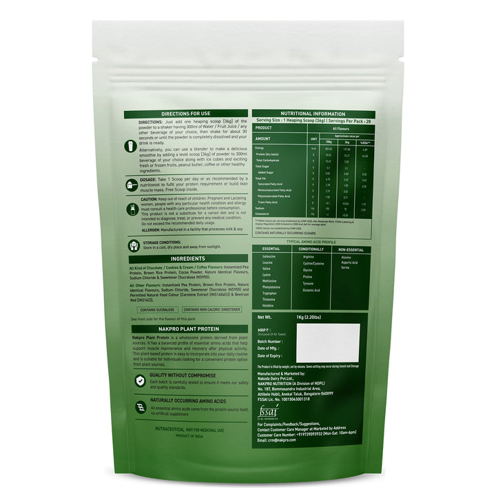 Plant Protein Powder | Plant Based Protein